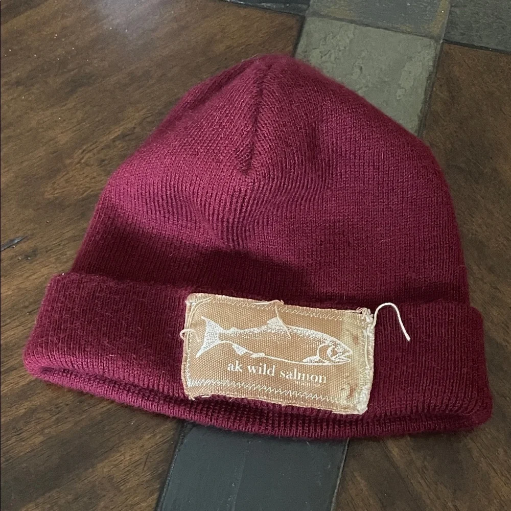 Burgundy Knit Beanie